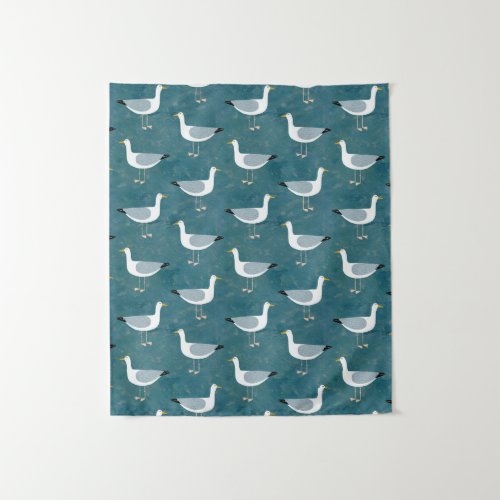 Seagull Nautical Tapestry