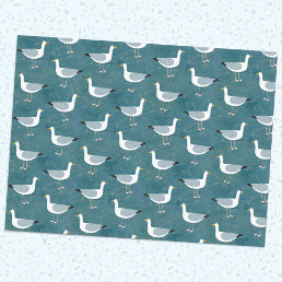 Seagull Nautical Tissue Paper