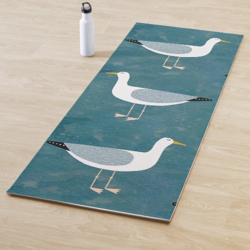 Seagull Nautical Yoga Mat