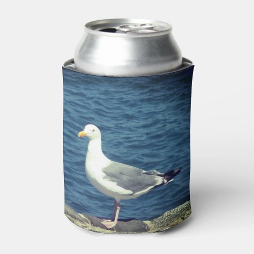 Seagull On The Bay Can Cooler