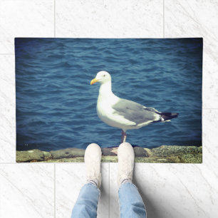 Seagull On The Bay Doormat