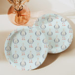 Seagull Pattern  Paper Plates<br><div class="desc">Cute and funny seagull pattern paper plates.</div>