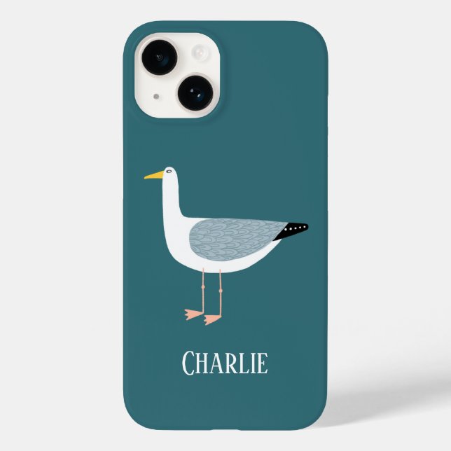 Seagull Personalized Case-Mate iPhone Case (Back)