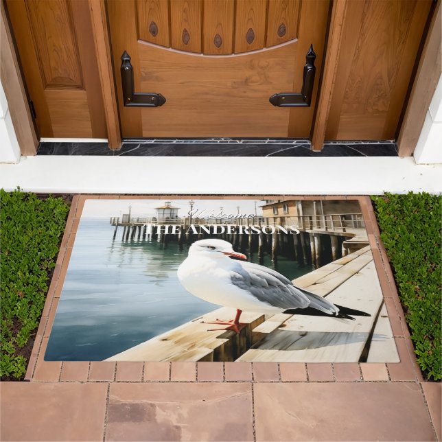 Seagull Personalized Doormat (Outdoor)