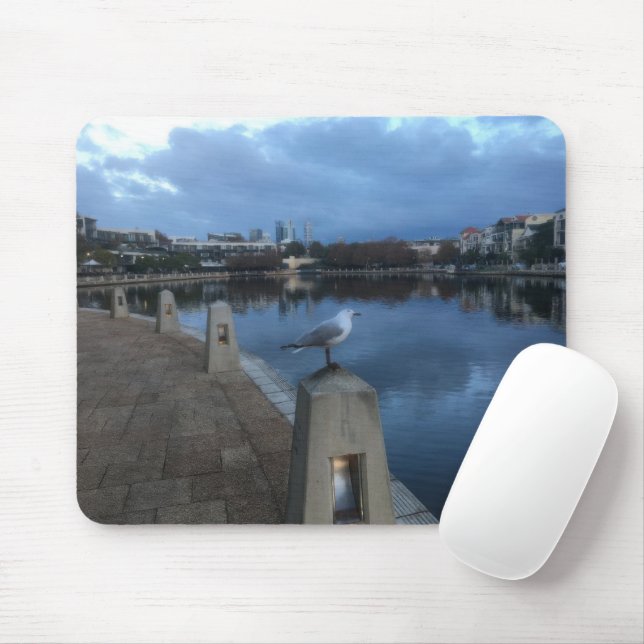 Seagull Photo Mouse Pad (With Mouse)