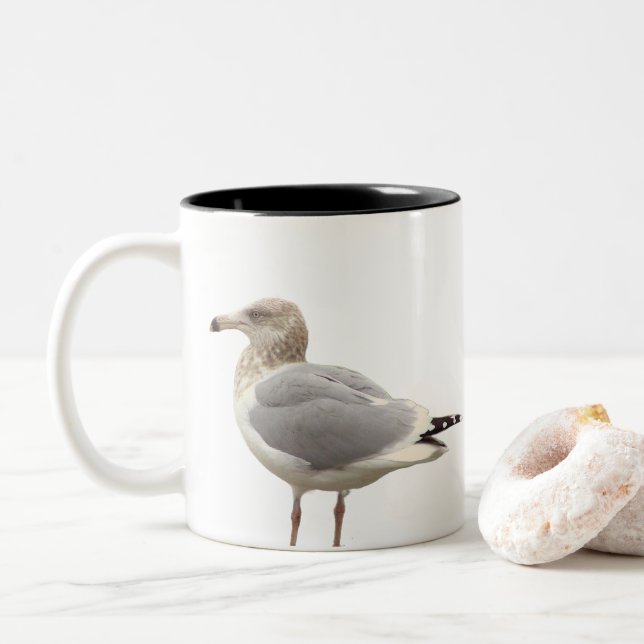 Seagull Photo Mug (With Donut)