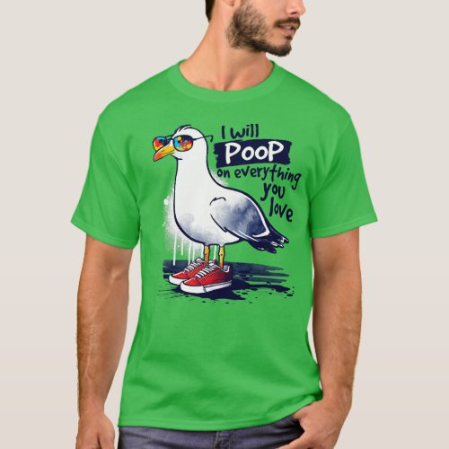 Seagull poop T_Shirt