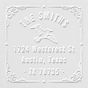 Seagull Soaring High Family Name & Address Embosser