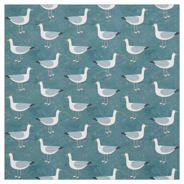 Seagull Standing Fabric (Swatch)