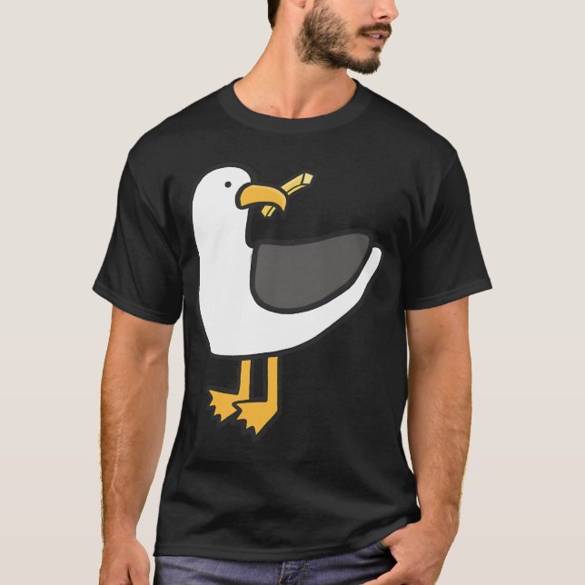 Seagull Stole your Chip T-Shirt (Front)