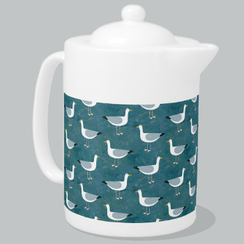 Seagull Teapot by Squirrell at Zazzle