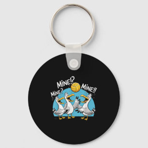 Seagull Volleyball Mine Mine Beach Bird Ocean Love Keychain