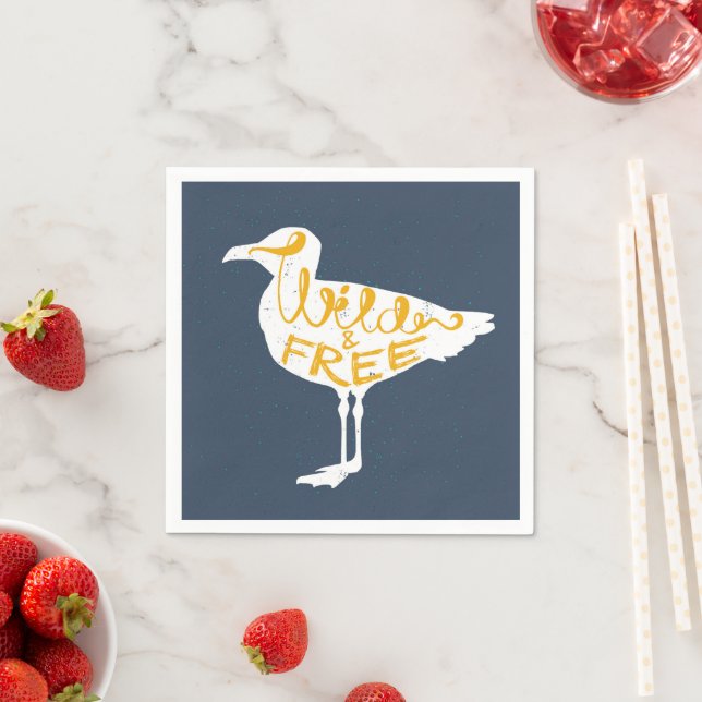 Seagull | Wild And Free Napkins (Insitu)