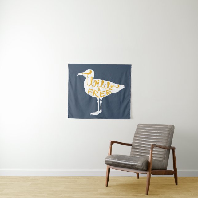 Seagull | Wild And Free Tapestry (In Situ (Horizontal))