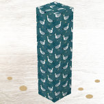 Seagull Wine Box<br><div class="desc">A cheeky seagull standing by the deep green ocean. Perfect for those who love sassy birds and the coast. Original art by Nic Squirrell.</div>
