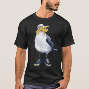 Seagull With Fries And Sneakers T-Shirt