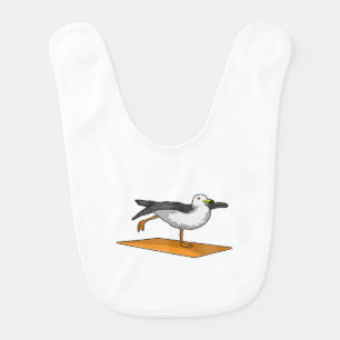 Seagull Yoga Meditation Fitness Baby Bib