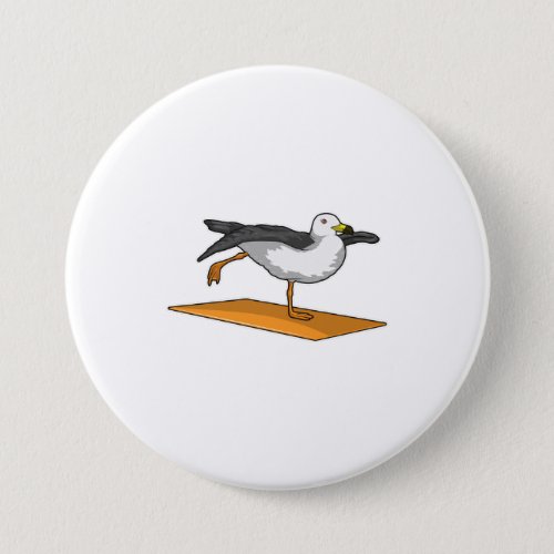Seagull Yoga Meditation Fitness Button