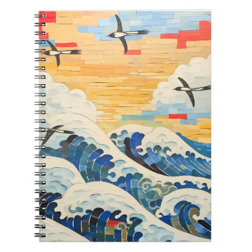 Seagulls and Waves Notebook