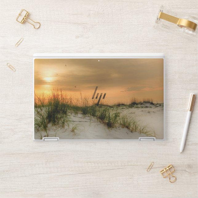 Seagulls at Sunrise HP Laptop Skin (Desk)
