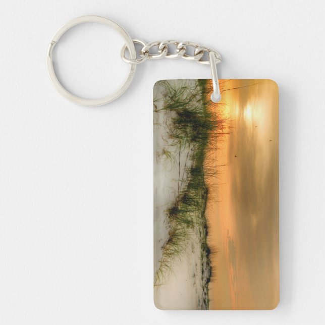 Seagulls at Sunrise Keychain (Front)