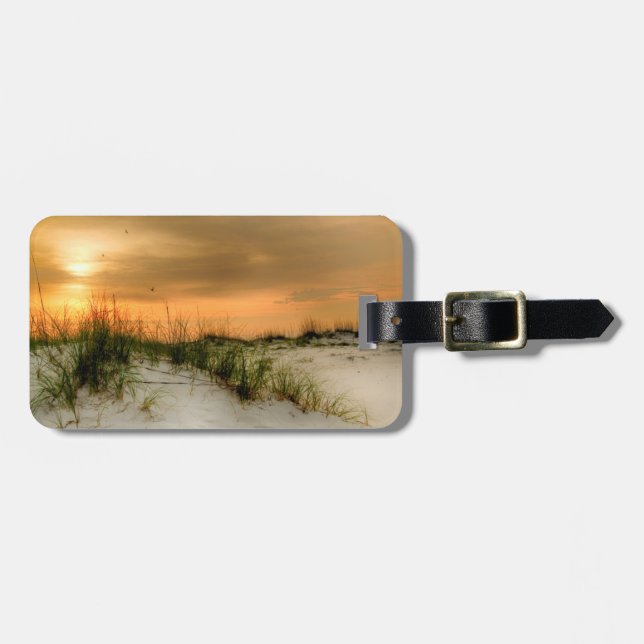 Seagulls at Sunrise Luggage Tag (Front Horizontal)