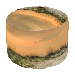 Seagulls at Sunrise Pouf