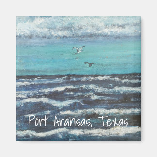 Seagulls at Sunset Magnet