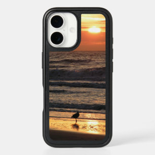 Seagulls by the Sea at Sunset iPhone 16 Case