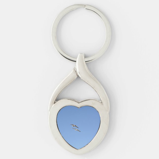 Seagulls Flying High - Keychain (Front)