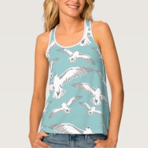 Seagulls Galore All Over Tank Top