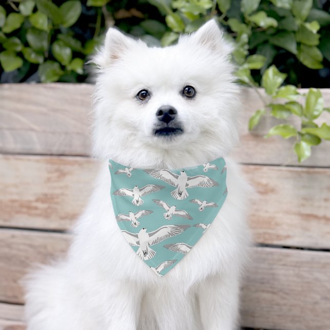 Seagulls Galore Pet Bandana Collar (Dog)
