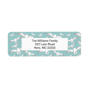 Seagulls Galore Return Address Labels