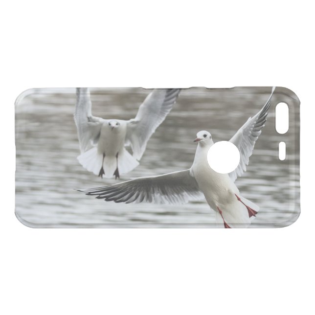 Seagulls in Flight Uncommon Google Pixel Case (Back (Horizontal))