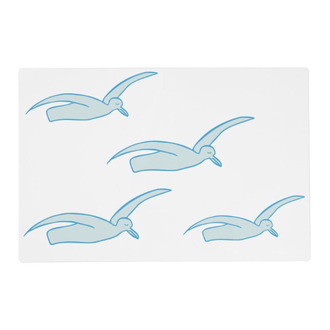 Seagulls Laminated Placemat (Front)