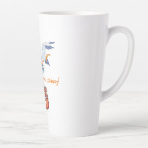 Seagulls Make Me Crabby Latte Mug