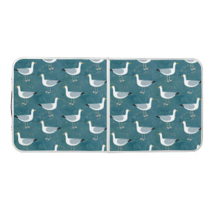 Seagulls Nautical Beer Pong Table