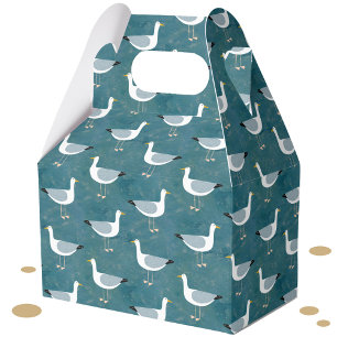 Seagulls Nautical Favor Boxes