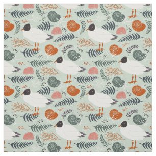 Seagulls Nautical Print Fabric