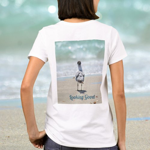 Seagulls on Beach T_Shirt