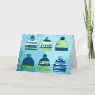 Seahawks Cap Greeting Card