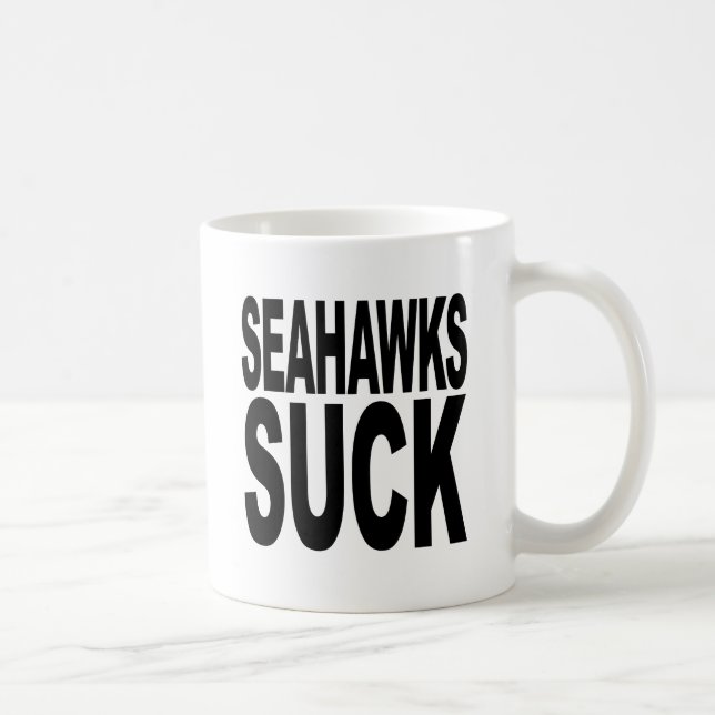 Seahawks Suck Coffee Mug (Right)