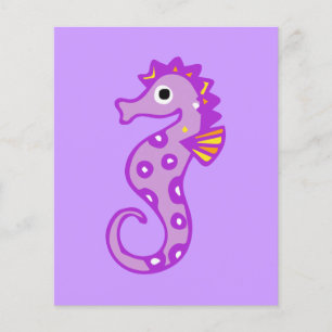 seahorse-313946 CARTOON CUTE seahorse fish ocean a Flyer