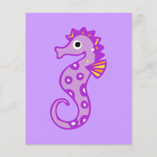 seahorse-313946 CARTOON CUTE seahorse fish ocean a Flyer