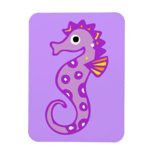 seahorse-313946 CARTOON CUTE seahorse fish ocean a Magnet