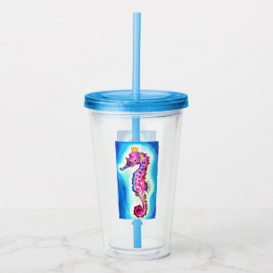 Seahorse Acrylic Tumbler
