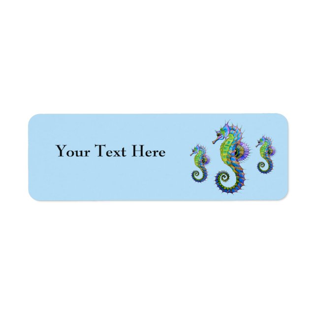 Seahorse Address Labels (Front)