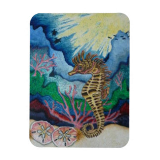 Seahorse and Sandollar Fridge Magnet