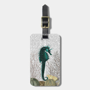 SeaHorse and Sea Urchins 2 Luggage Tag