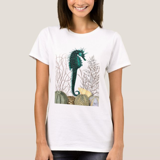 SeaHorse and Sea Urchins 2 T-Shirt (Front)